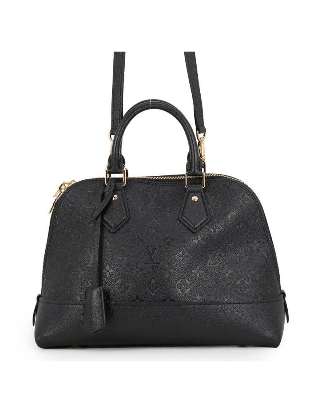 Louis Vuitton Monogram Empreinte Neo Alma PM 2-Way Shoulder Bag Black